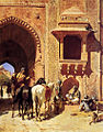 Weeks Edwin Gate of the Fortress at Agra India