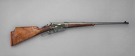 Winchester Model 1895 Takedown Rifle (serial no. 81851), custom built 1913, right side.jpg