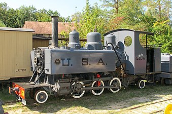 The only Baldwin 2-6-2T still in existence and preserved on the "Tacot des Lacs" in France.
