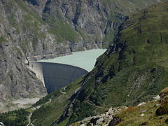 Barrage de Mauvoisin.