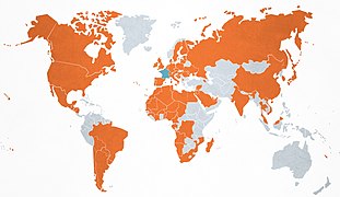 Carte des pays visités par Jacques Chirac de 1995 à 2007.jpg