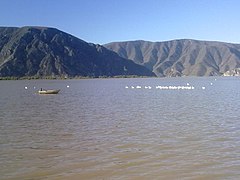 Laguna de Metztitlán en Eloxochitlán y Metztitlán.