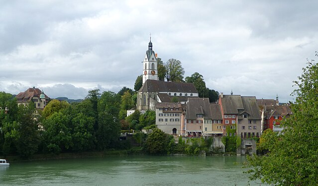 Le côté suisse de Laufenburg, Septembre 2017