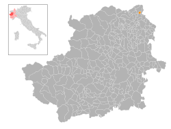 Locatie van Nomaglio in Turijn (TO)