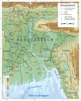 Ferluup faan't Padma maden uun Bangladesch