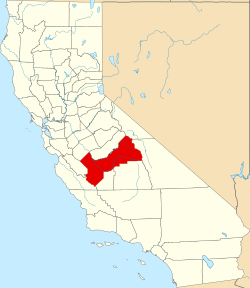 Koartn vo Fresno County innahoib vo Kalifornien