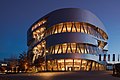 6 Mercedes-Benz Museum 201312 08 blue hour uploaded by Julian Herzog, nominated by Julian Herzog