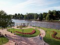 Vista del Río Luján desde el Museo de Arte de Tigre