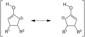 Mesomere Grenzformeln Cyclopentenylkation