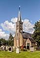 Zijaanzicht van de Nicolaaskerk (Hemelum)