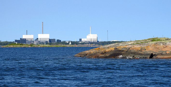 Oskarshamns kärnkraftverk i Simpevarp. Första reaktorn stod färdig 1972.