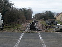 Réhabilitation du passage à niveau de Châtenay-sur-Seine.