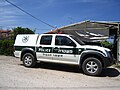 Border Police Isuzu D-Max pickup