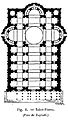 Raphael's plan is simpler and is for a Latin Cross like the old basilica.