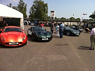 All three TVR Typhons together.