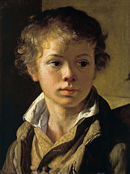 Портрет на Арсениј Тропинин, син на уметникот, 1818 година