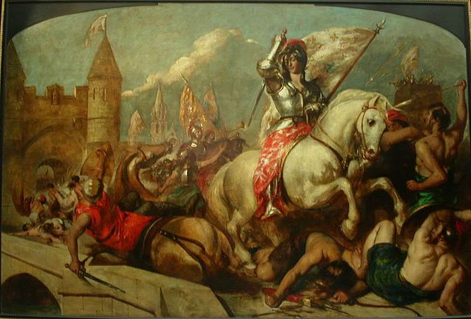 Jeanne d'Arc fait une sortie aux portes d'Orléans et disperse les ennemis de la France.