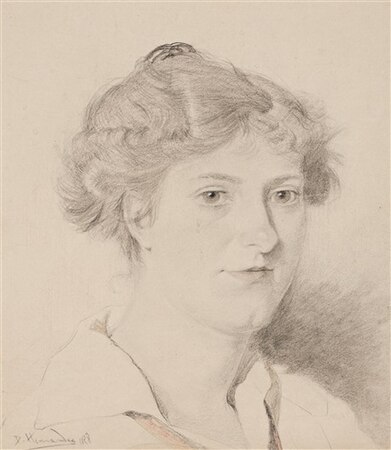 Retrato de una joven (1888)