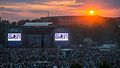 Die „Park Stage“ bei Sonnenuntergang 2017