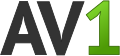 Older AV1 logo used before March 28, 2018