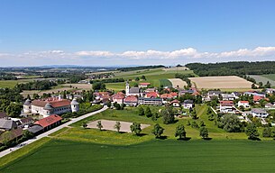 Luftaufnahme von Aistersheim Richtung Norden