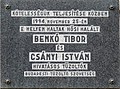 Benkó Tibor, Baross utca 62.