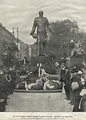 Dresden: Feierliche Enthüllung des Bismarckdenkmals 1903 (1946–1947 zerstört und abgetragen)