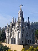 Maqueta del templo en Cataluña en Miniatura