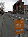 Corridor sanitaire dans le quartier Villeray à Montréal