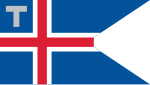 ? Vlag van de IJslandse douane