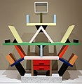 Estante para libros Carlton de Ettore Sottsass. 1981