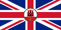 Flag of the governor of Gibraltar (1939–1982)