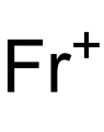 Deutsch: Struktur des Fr+-Ions English: Structure of the Fr+ ion