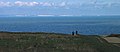 The 'White Cliffs of Dover' seen form Cap Gris-Nez, France. Distance: 34 km