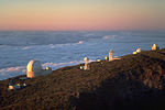 Thumbnail for File:Ing telescopes sunset la palma july 2001.jpg