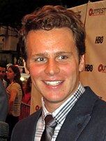 A brown-haired Jonathan Groff