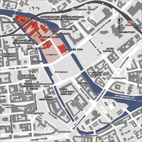 Map of Museumsinsel in 2006