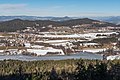 English: Rauschelesee (view from the Sattnitz ridge) Deutsch: Rauschelesee (Blick vom Sattnitz-Rücken)