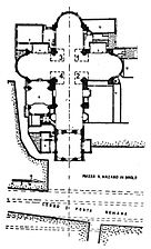 План царквы Святых Апосталаў (Сан-Надзара-Маджорэ)  (англ.) (бел. у Мілане
