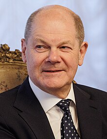Olaf Scholz januarja 2022