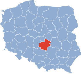 Localisation de Voïvodie de Piotrków