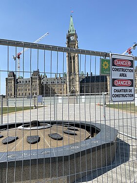 Canadian Parliament Buildings renovations in 2021