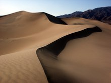 Dunes a prop d'Stovepipe Wells, Death Valley National Park, Califòrnia.