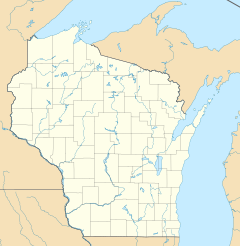 Њу Гларус на карти Wisconsin