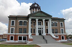 Washita County Courthouse, einer von sechs Einträgen des Countys im NRHP