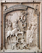 Byzantský slonovinový reliéf z 10. storočia