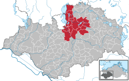 Amt Crivitz – Mappa