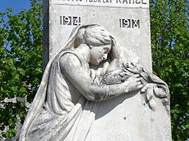 The monument to the dead, at Andechy