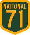 National highway marker