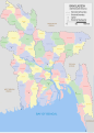 Map of Bangladesh